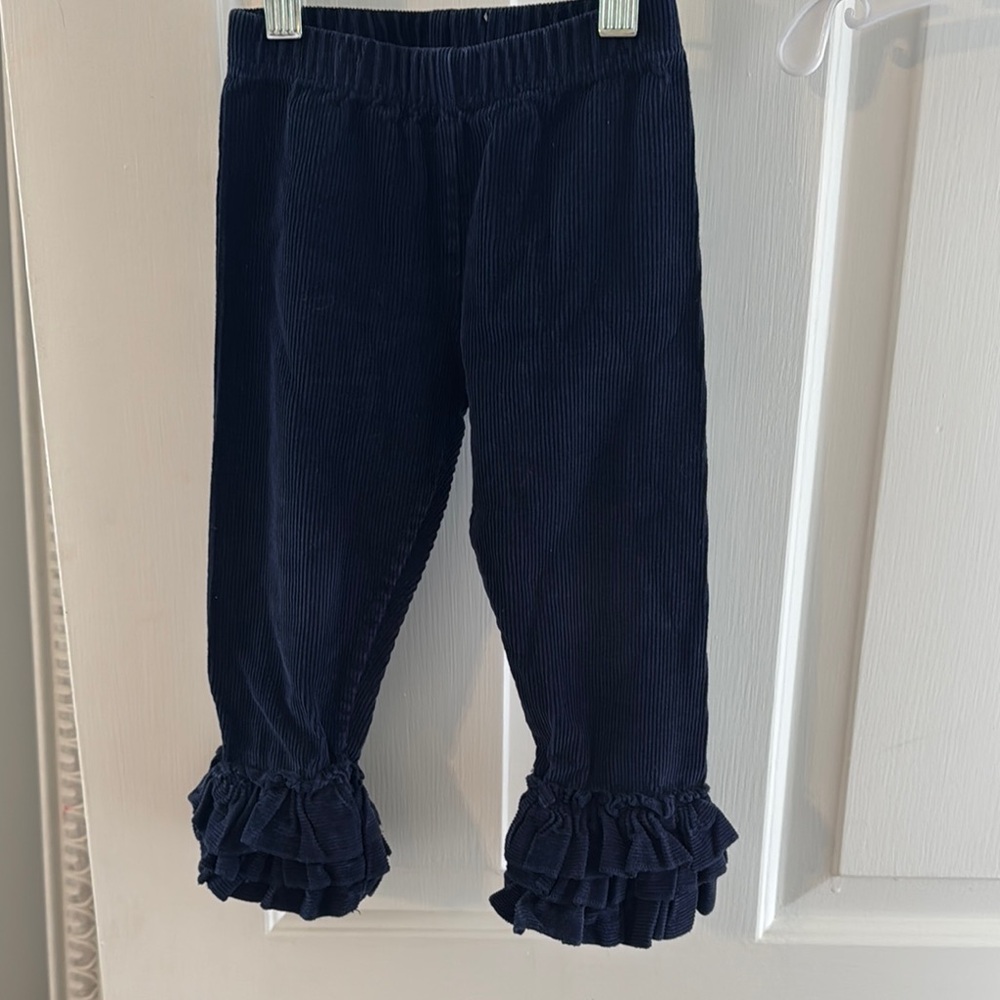 Navy Ruffle Kids Bottoms